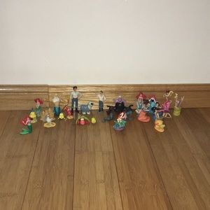 Disney Vintage The Little Mermaid Toys Lot Bundle